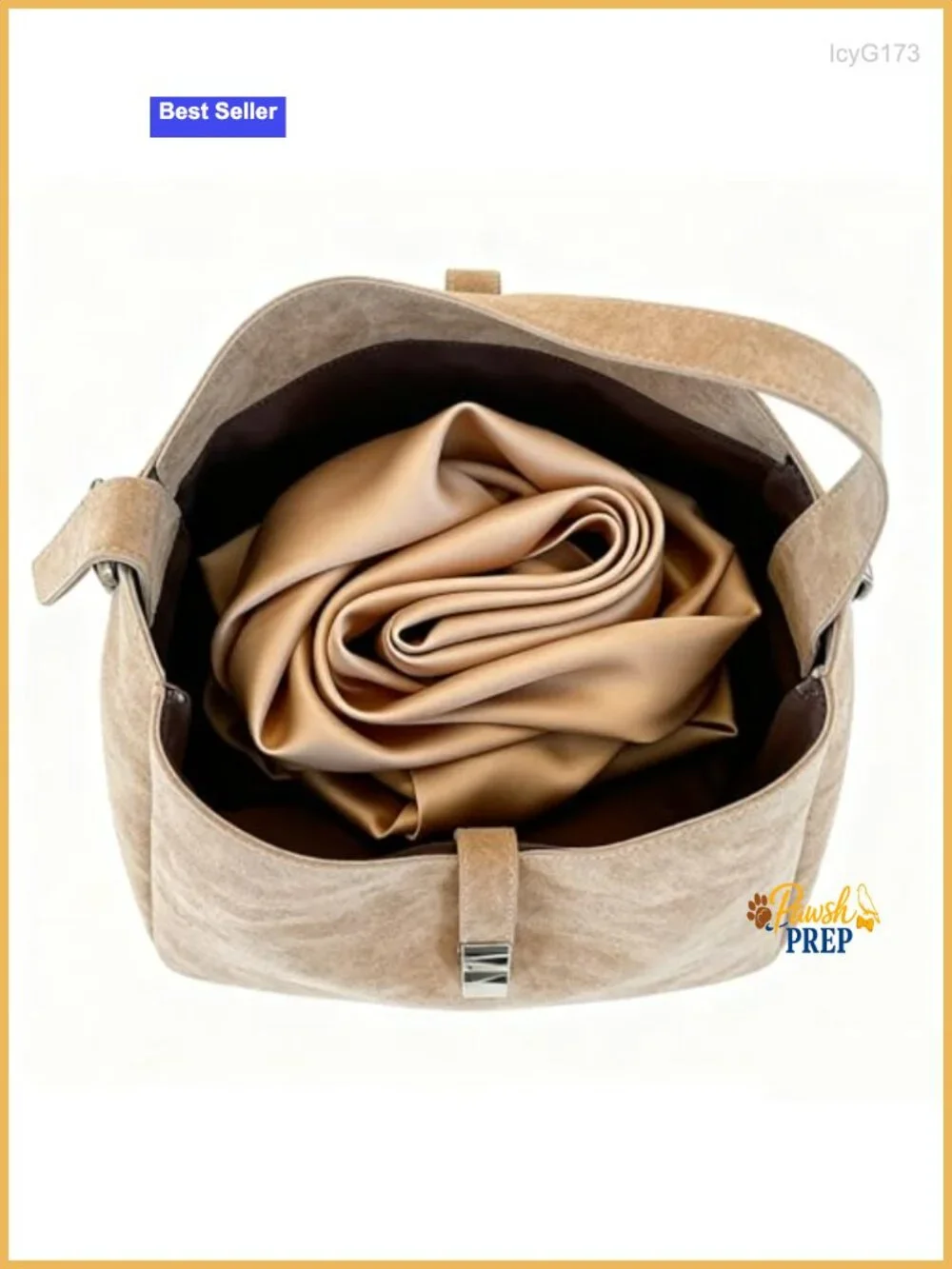 Women's Slouchy Hobo Shoulder Bag Faux Suede Minimalist Retro Purse with Pouch